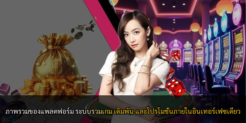 ภาพรวมของแพลตฟอร์ม ระบบรวมเกม เดิมพัน และโปรโมชั่นภายในอินเทอร์เฟซเดียว